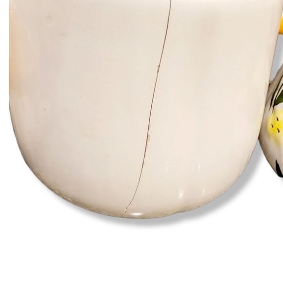 Set of 5 whimsical mushroom butterfly ceramic canisters - Picture 14 of 16